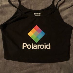 Polaroid crop top